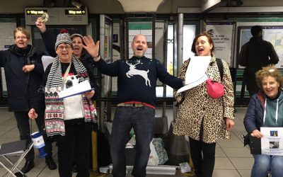 Carol singing 2018 for Liberty Choir
